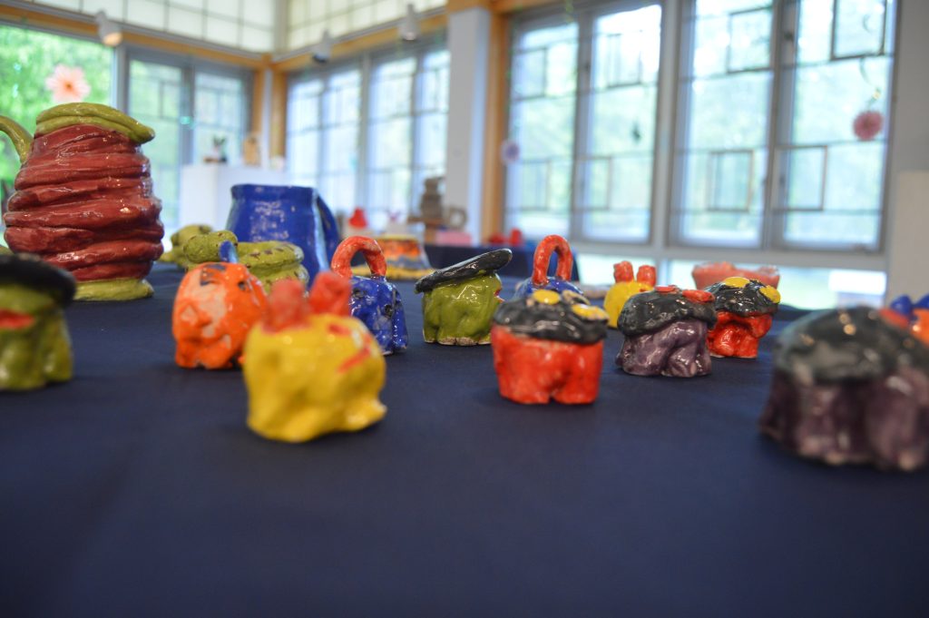 Ceramic art work.