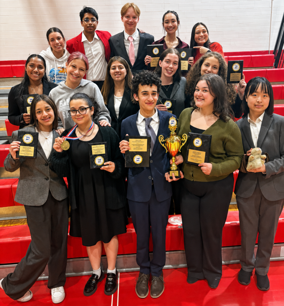 members of Bancroft School's Speech Team.